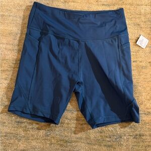 Active USA Women's Navy Bike Shorts